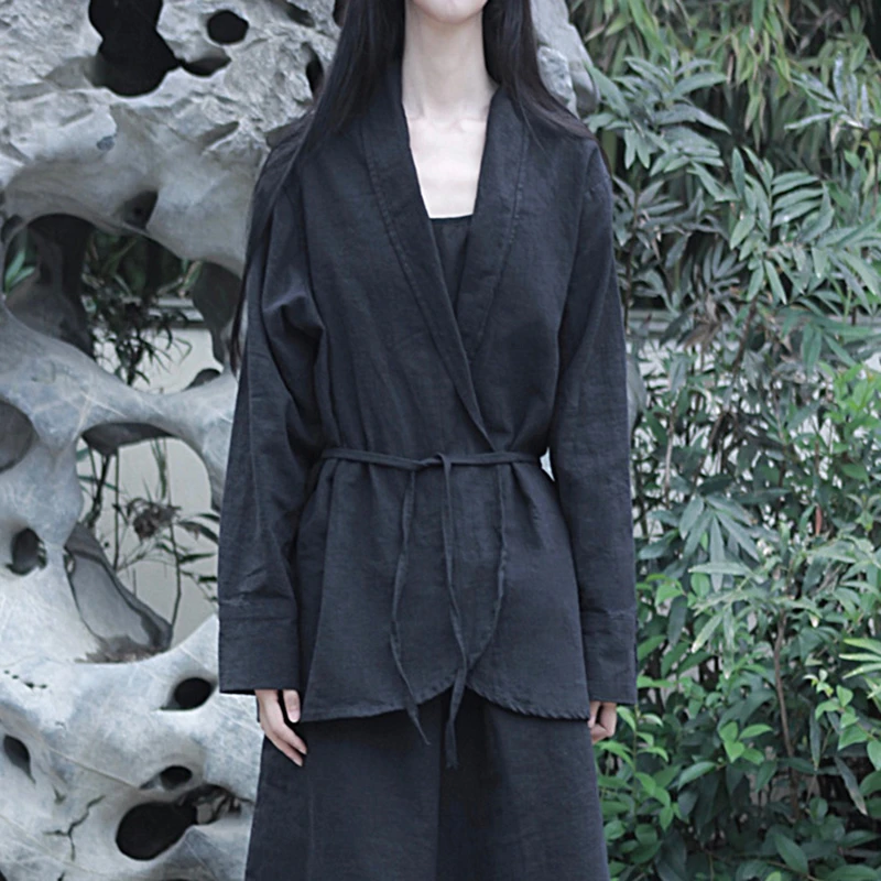 Women Casual Linen Jackets New Arrival 2025 Spring Vintage Style Turn-down Collar Plain Color Loose Female Cardigan Coats M1431
Women Casual Linen Jackets New Arrival 2025 Spring Vintage Style Turn-down Collar Plain Color Loose Female Cardigan Coats M1431