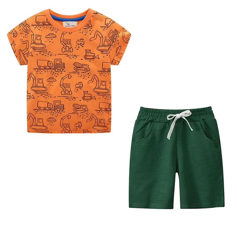 Jumping Meters 2-7T Baby Outfits Summer Short Sleeve Children's Clothing Sets Toddler Kids 2 Pcs Suits Outfits Clothes Boys
Jumping Meters 2-7T Baby Outfits Summer Short Sleeve Children's Clothing Sets Toddler Kids 2 Pcs Suits Outfits Clothes Boys