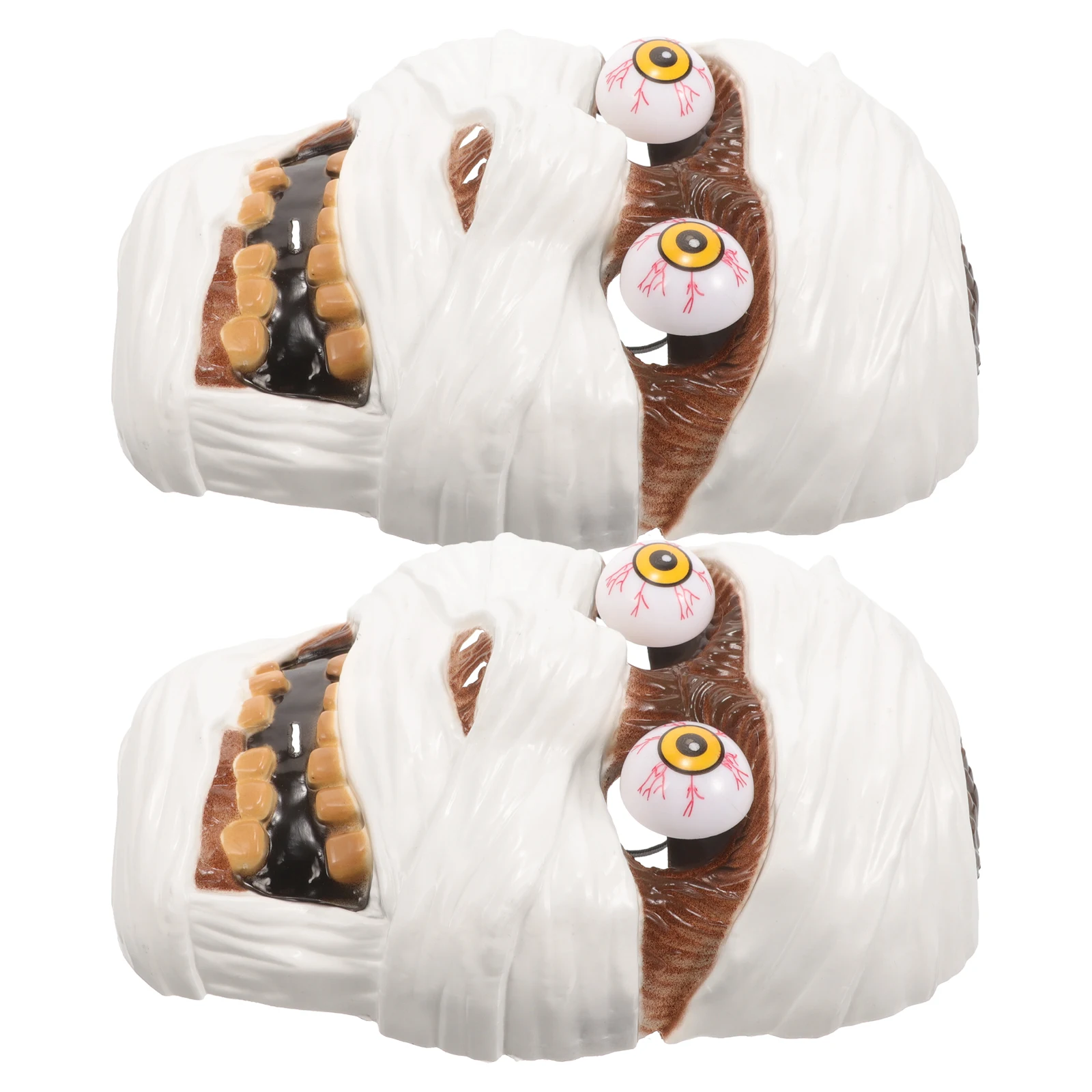 2 Pcs Scary Halloween Mask Skull Vampire Demon Mummy Face Plastic Masks Party Cosplay Haunted House Prop Stage Performance
2 Pcs Scary Halloween Mask Skull Vampire Demon Mummy Face Plastic Masks Party Cosplay Haunted House Prop Stage Performance
