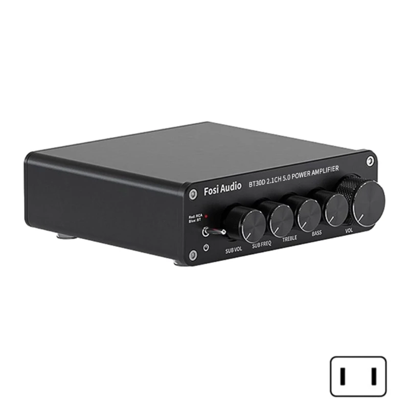 Stereo Audios Amplifier Mini Class D Amp BT30D TPA3116D2 Treble Control Dropship
Stereo Audios Amplifier Mini Class D Amp BT30D TPA3116D2 Treble Control Dropship