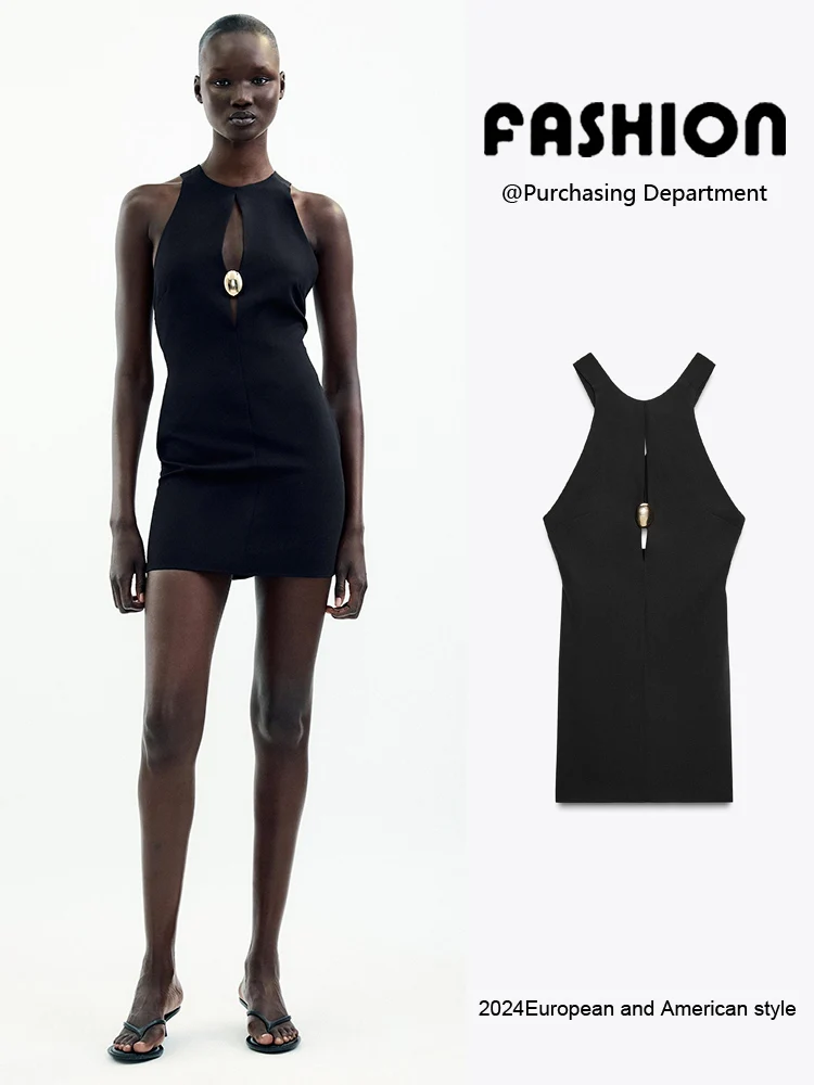 Лето 2025: Новое женское универсальное короткое платье с золотой отделкой и высокой талией, однотонное, 100% хлопок
Лето 2025: Новое женское универсальное короткое платье с золотой отделкой и высокой талией, однотонное, 100% хлопок