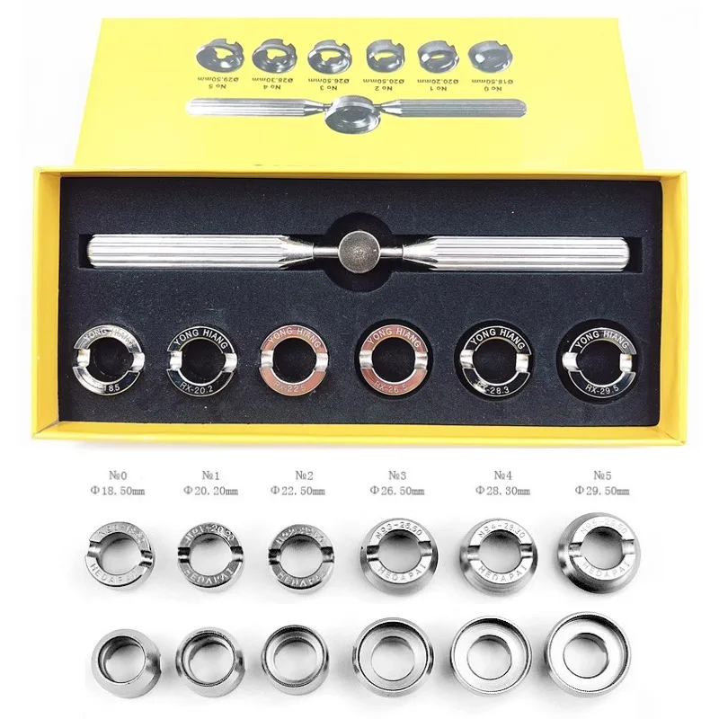 6-head Watch Openers for Rolex 5537 Special Opener Alloy Gear Opening Device Clock and Watch Repair Tool Set for Rolex for Tudor
6-head Watch Openers for Rolex 5537 Special Opener Alloy Gear Opening Device Clock and Watch Repair Tool Set for Rolex for Tudor