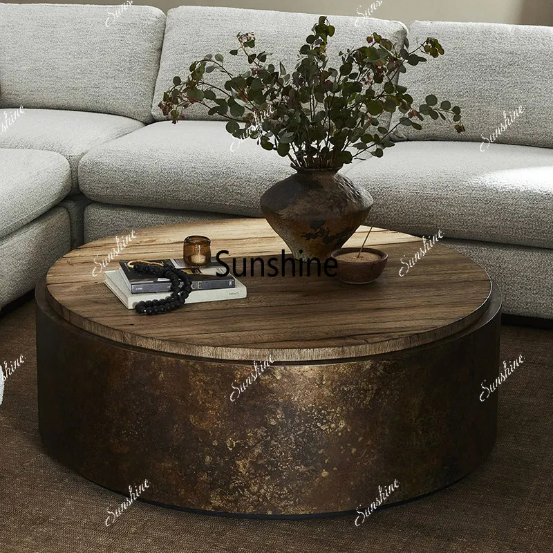 Wabi Sandy Wind Old Art Tea Table Homestay Round Solid Wood Tea Table
Wabi Sandy Wind Old Art Tea Table Homestay Round Solid Wood Tea Table