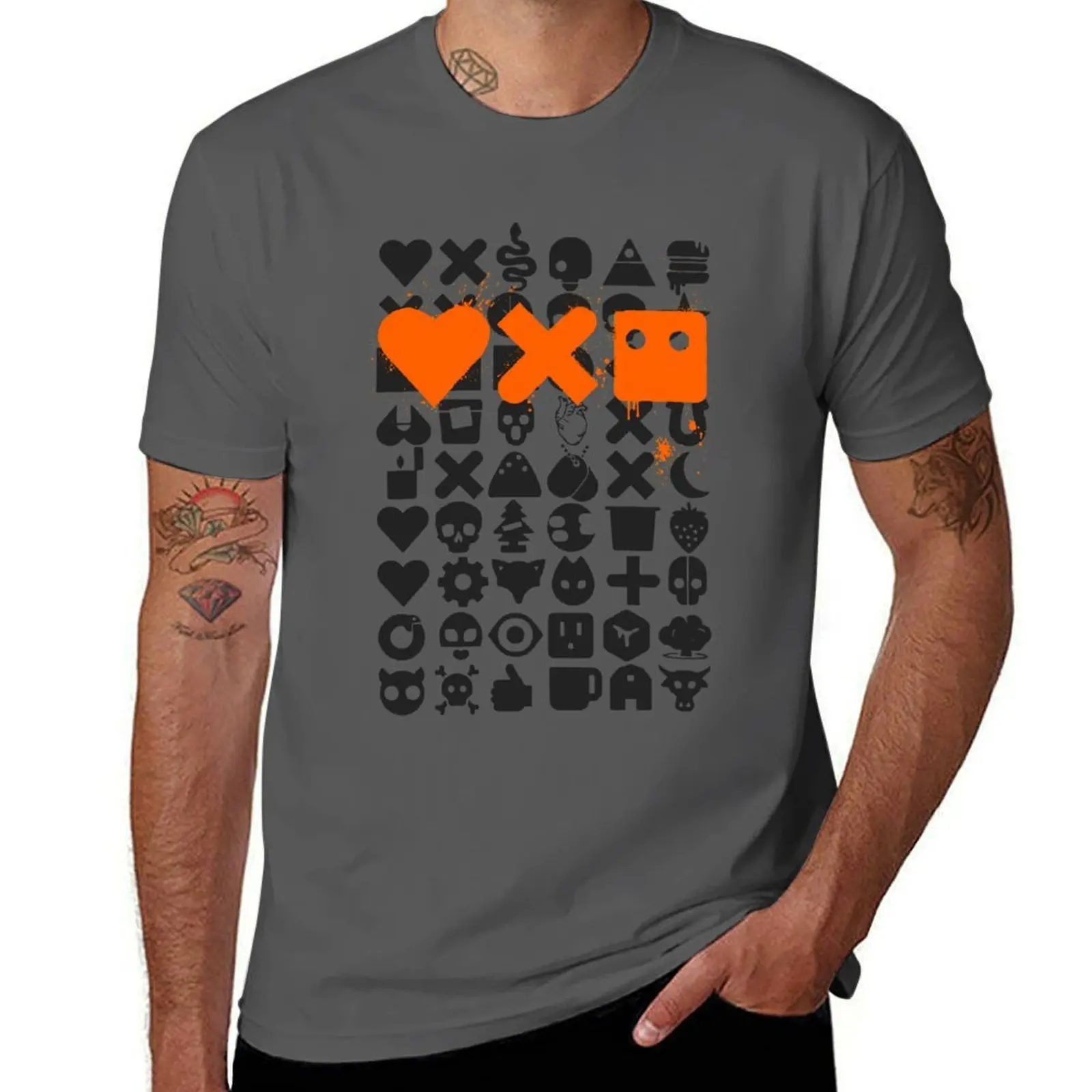 Robots Love (2) and Death T-Shirt Simple Solid Color Crew Neck Tee
Robots Love (2) and Death T-Shirt Simple Solid Color Crew Neck Tee
