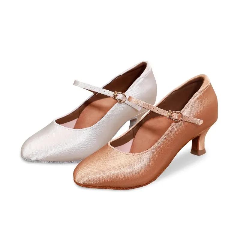Modern Dance Shoes For Women Satin Medium High Heel Soft Training Shoes Ballroom Dancing Social Latin Dance Shoe Waltz Sneakers
Modern Dance Shoes For Women Satin Medium High Heel Soft Training Shoes Ballroom Dancing Social Latin Dance Shoe Waltz Sneakers