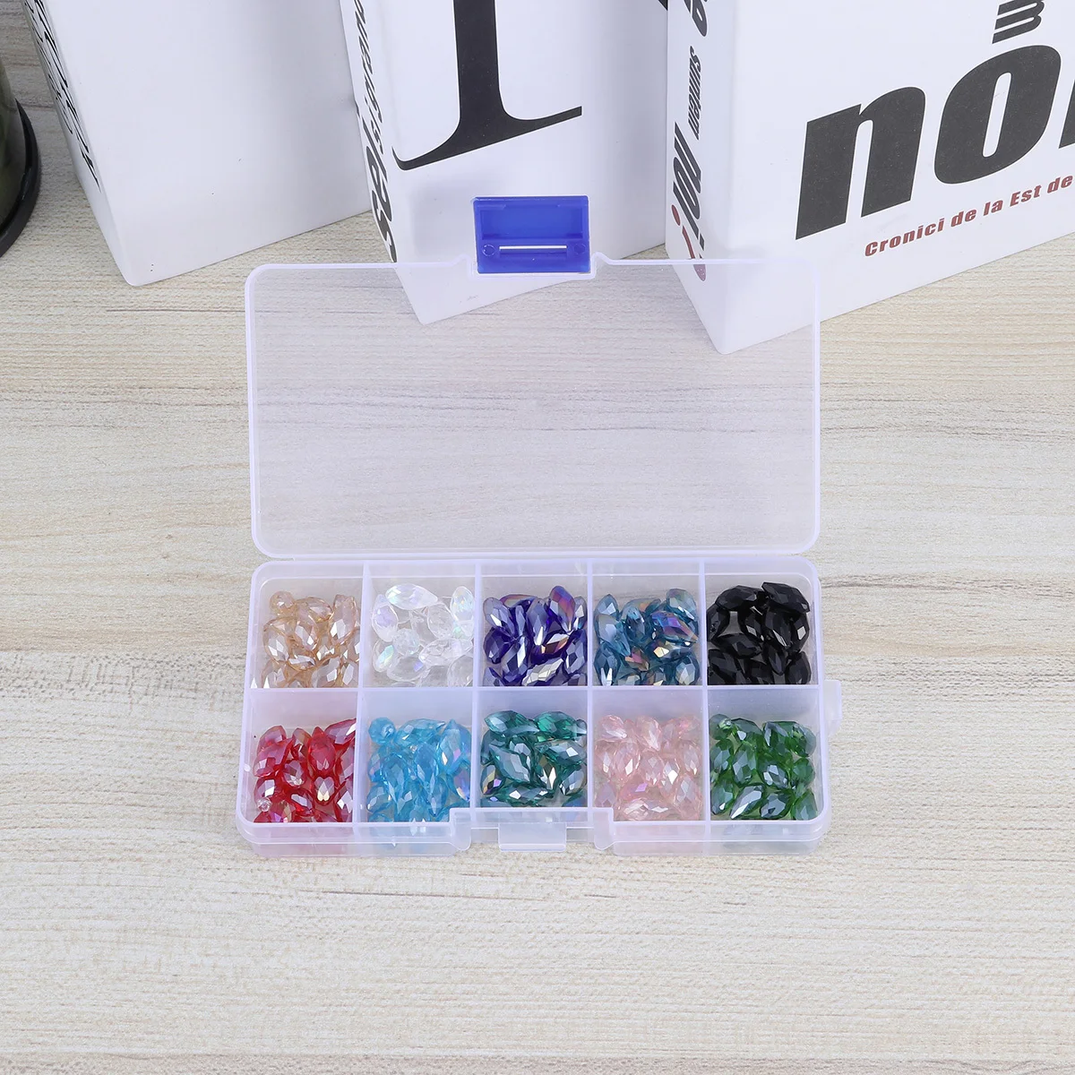 150Pcs Water Drop Crystal Beads DIY 6x12mm 10 Colors Loose Glass Gemstone Beads for Jewelry Making Bracelet Crafts
150Pcs Water Drop Crystal Beads DIY 6x12mm 10 Colors Loose Glass Gemstone Beads for Jewelry Making Bracelet Crafts