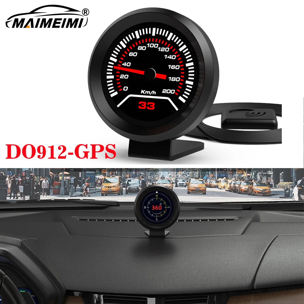 DO912 GPS Speedometer 0~200km/h Auto Digital Touch Screen Speed Gauges Compass Slope Meter Multi-functional Tech Accessories
DO912 GPS Speedometer 0~200km/h Auto Digital Touch Screen Speed Gauges Compass Slope Meter Multi-functional Tech Accessories