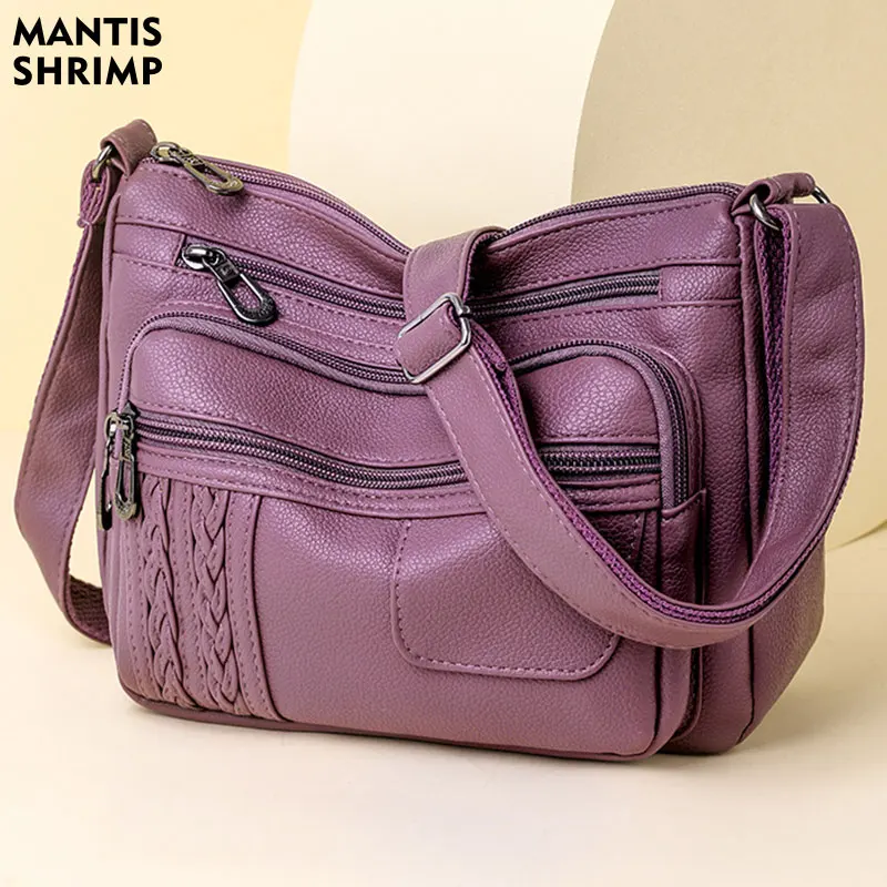 Women Bag Luxury Handbags Designer PU Leather Hand Bags Big Capacity Tote Bag for Women Vintage Messenger Shoulder Bags Quality
Women Bag Luxury Handbags Designer PU Leather Hand Bags Big Capacity Tote Bag for Women Vintage Messenger Shoulder Bags Quality