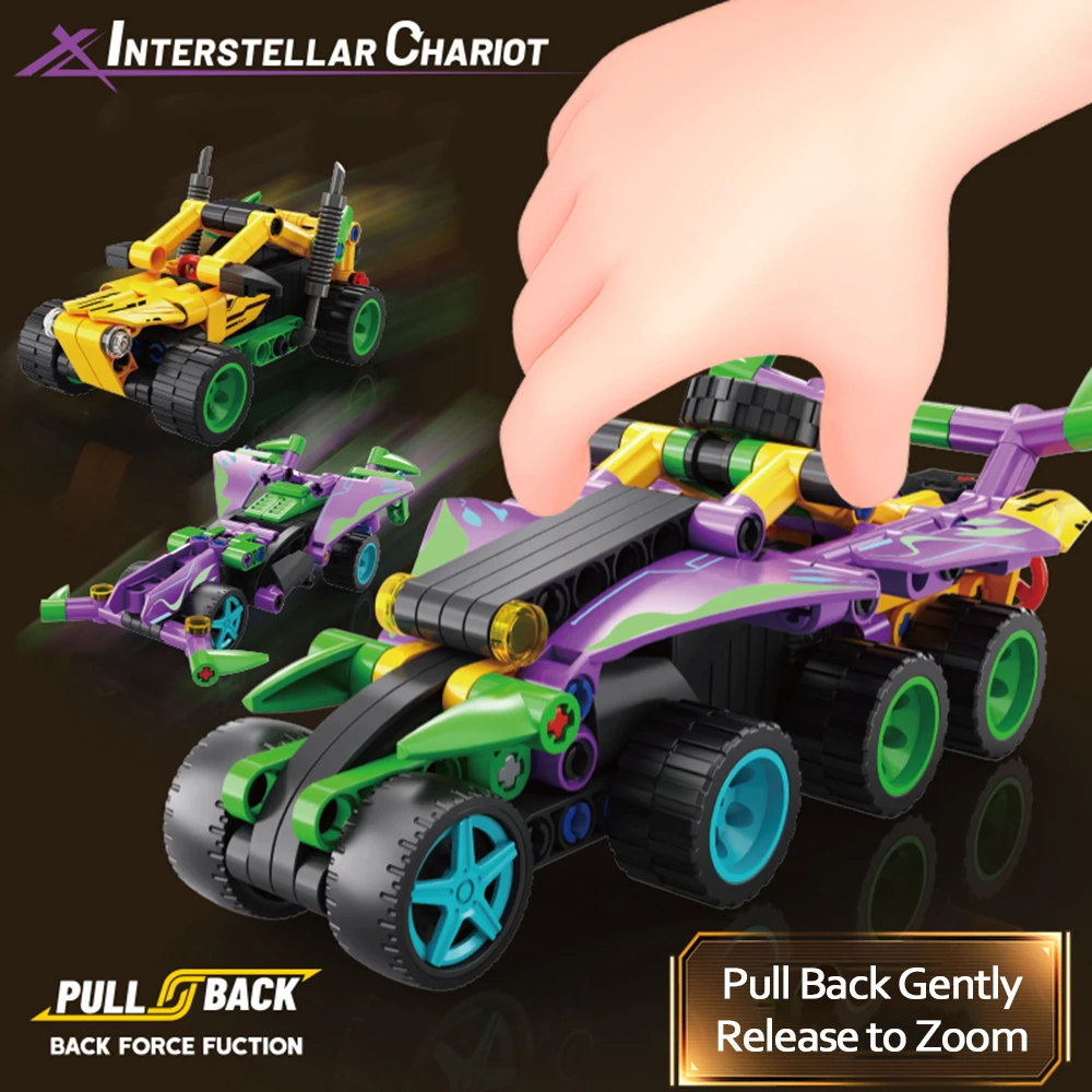 KNEW BUILT 2 In 1 Racing Car-themed Building Block Toy-Three Play Styles,Two Assembly Options,Great for Boys' Festive Learning
KNEW BUILT 2 In 1 Racing Car-themed Building Block Toy-Three Play Styles,Two Assembly Options,Great for Boys' Festive Learning