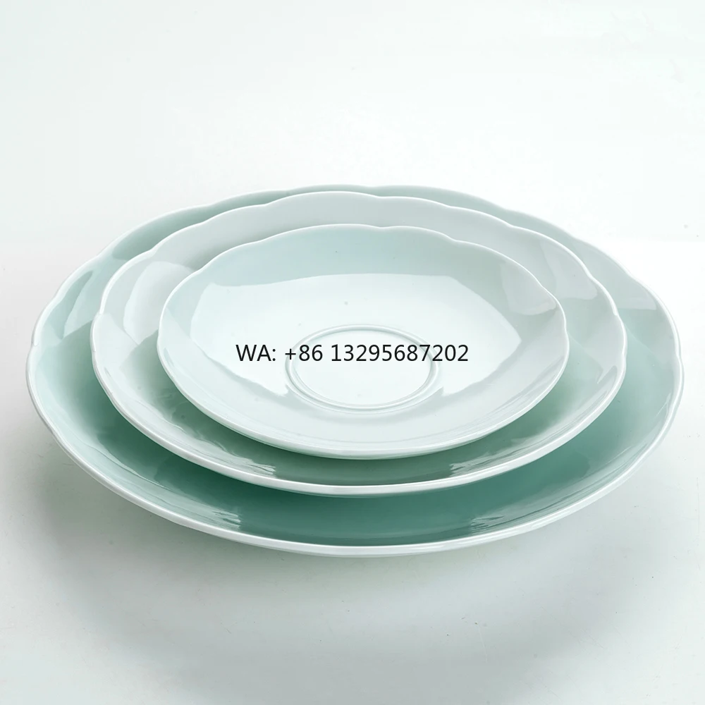 Jingdezhen Ceramic Porcelain Flat Dinner Dish Plate 6 8 10 Inch Round Dinner Plates for Restaurant Home
Jingdezhen Ceramic Porcelain Flat Dinner Dish Plate 6 8 10 Inch Round Dinner Plates for Restaurant Home