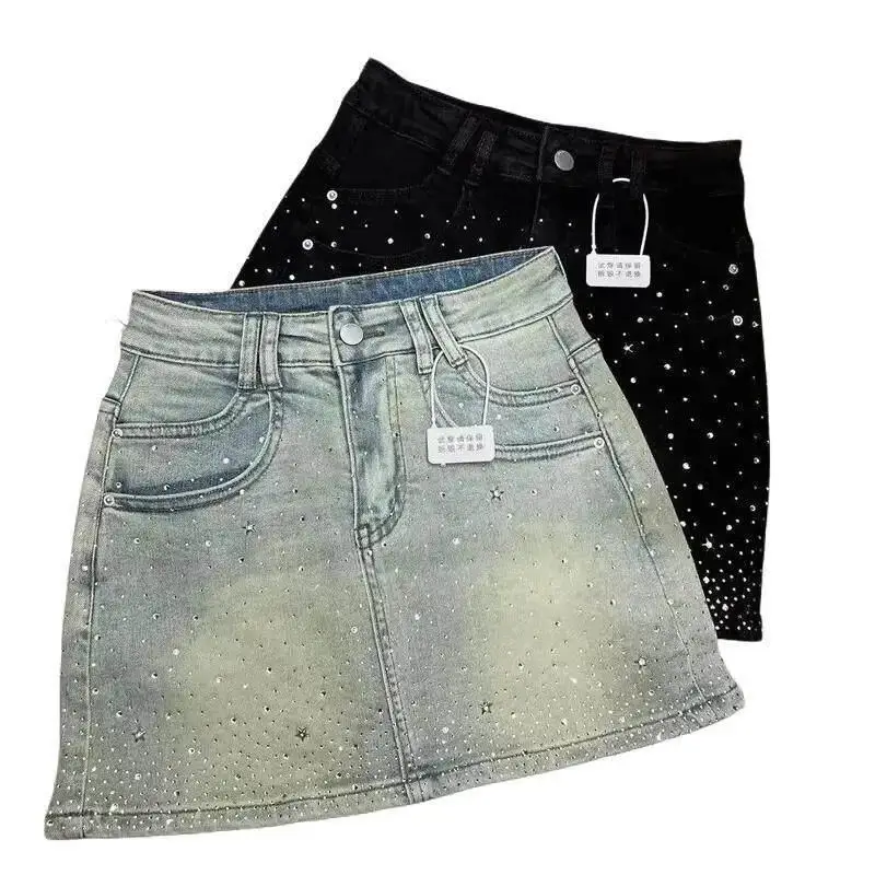 K 59702 Rhinestone Denim Skirt Glittering Diamond Embellished Skirt for Men Casual Sportswear Cross-Border Fashion
K 59702 Rhinestone Denim Skirt Glittering Diamond Embellished Skirt for Men Casual Sportswear Cross-Border Fashion