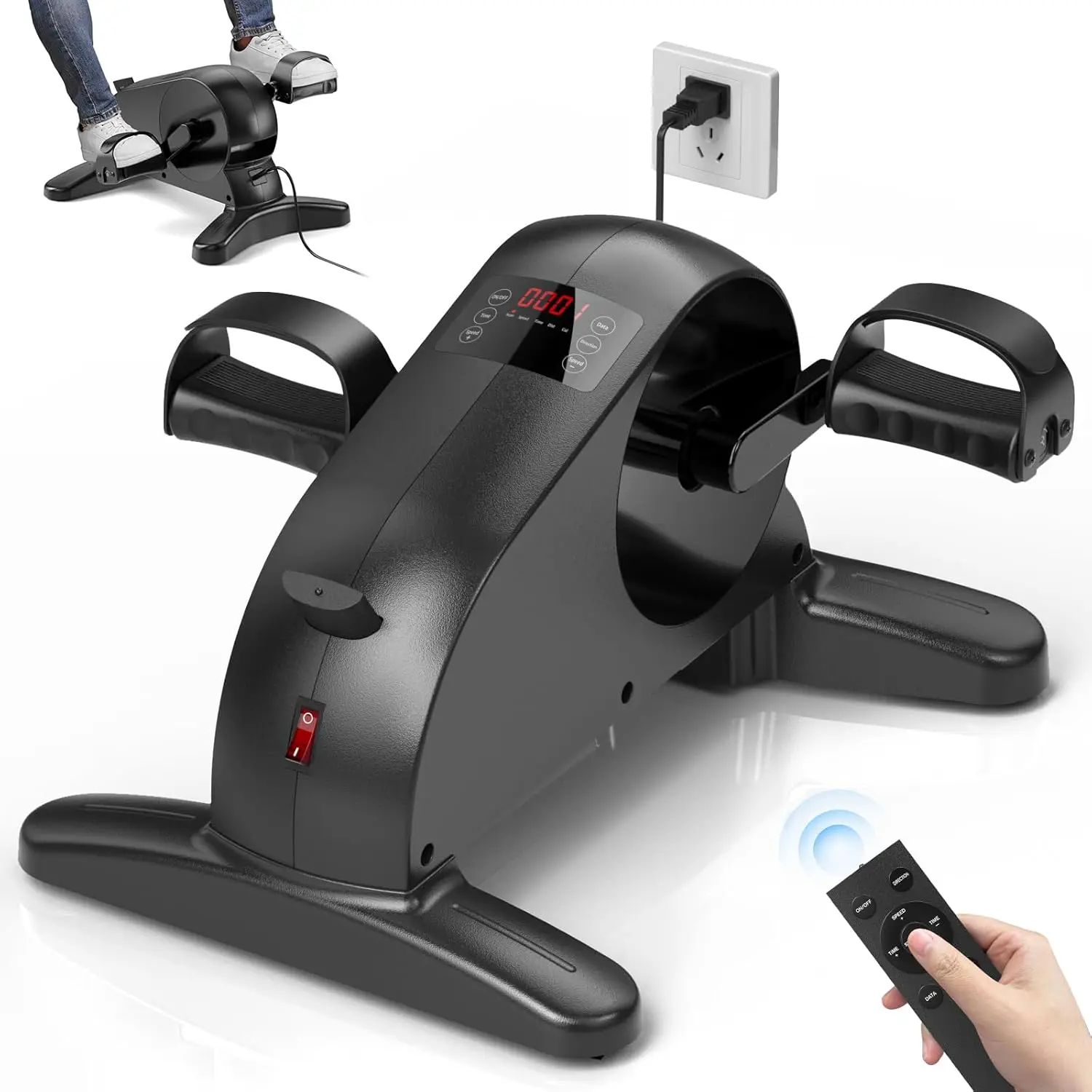 Under Desk Elliptical Machine - Quiet Seated Pedal Exerciser with LCD Monitor for Home, Office & Seniors
Under Desk Elliptical Machine - Quiet Seated Pedal Exerciser with LCD Monitor for Home, Office & Seniors