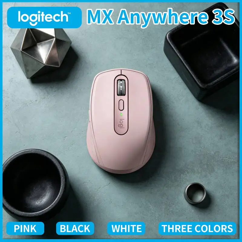 Logitech MX Anywhere 3S Travel Mouse - 8K DPI, Hyper-Scroll, Silent Click, Multi-OS Support, USB-C Quick Charge for Trip
Logitech MX Anywhere 3S Travel Mouse - 8K DPI, Hyper-Scroll, Silent Click, Multi-OS Support, USB-C Quick Charge for Trip