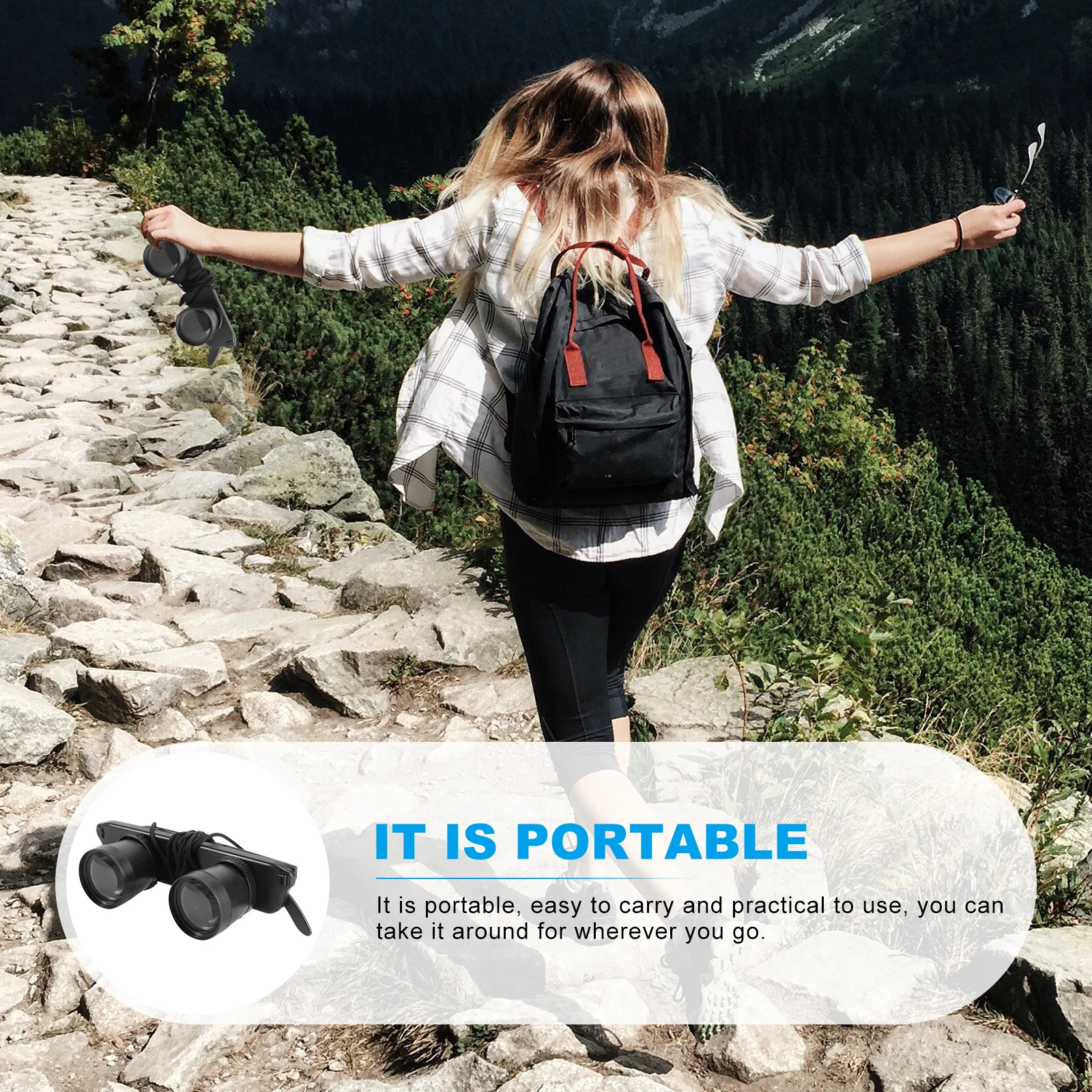 1pc HD Magnifying Glasses Foldable Travel Sightseeing Fishing Outdoor Portable Mini For Adults With Rope
1pc HD Magnifying Glasses Foldable Travel Sightseeing Fishing Outdoor Portable Mini For Adults With Rope