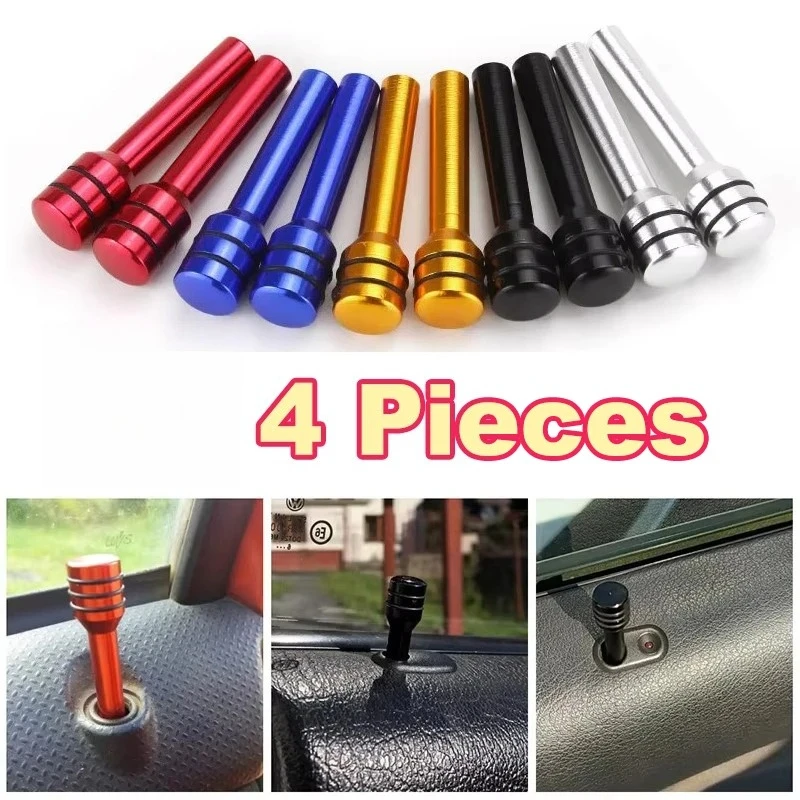 4Pcs Car Door Lift Button Locking Pins Universal Car Security Door Lock Pins Aluminum Alloy Knob Auto Interior Accessories
4Pcs Car Door Lift Button Locking Pins Universal Car Security Door Lock Pins Aluminum Alloy Knob Auto Interior Accessories