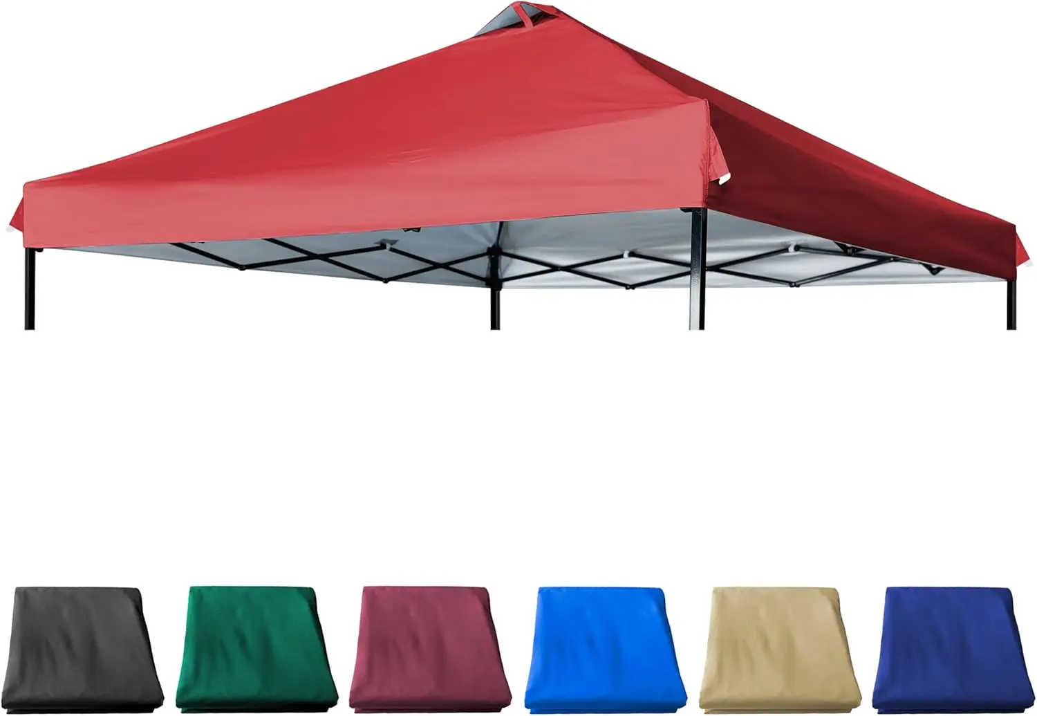 10x10 Canopy Replacement Top with Air Vent Silver Coated for Straight Leg Canopy Frame, (Red)
10x10 Canopy Replacement Top with Air Vent Silver Coated for Straight Leg Canopy Frame, (Red)