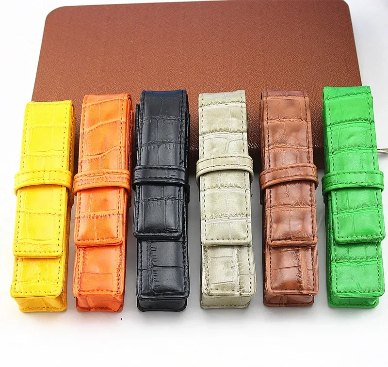 Handmade Leather Pencil Bag, Luxury metal Fountain Pen Case Holder, Vintage Retro Style Accessories For Travel Journal Pen bag
Handmade Leather Pencil Bag, Luxury metal Fountain Pen Case Holder, Vintage Retro Style Accessories For Travel Journal Pen bag