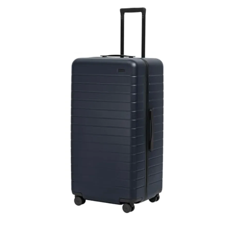 Luggage: 31 Inch Hardside Suitcase with Spinner Wheels, Polycarbonate, Black, Lightweight Durable with TSA Lock for Long Trips
Luggage: 31 Inch Hardside Suitcase with Spinner Wheels, Polycarbonate, Black, Lightweight Durable with TSA Lock for Long Trips