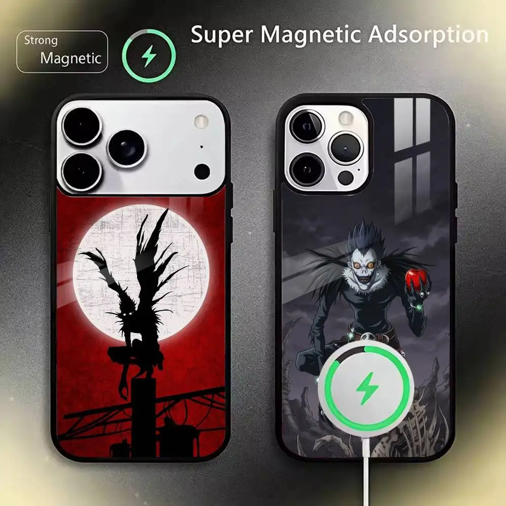 Ryuk D- Death N- Note-Anime Wireless charging phone case compatible with iPhone 17/16/15/14/13/12/11
Ryuk D- Death N- Note-Anime Wireless charging phone case compatible with iPhone 17/16/15/14/13/12/11