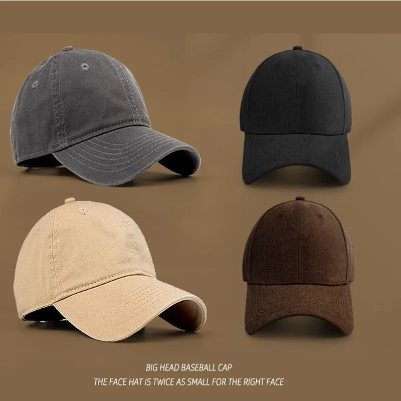 Cotton Baseball Cap Smooth Plate Head Girth Summer Hat Men Outdoor Sunblock Visor Women Summer M642
Cotton Baseball Cap Smooth Plate Head Girth Summer Hat Men Outdoor Sunblock Visor Women Summer M642