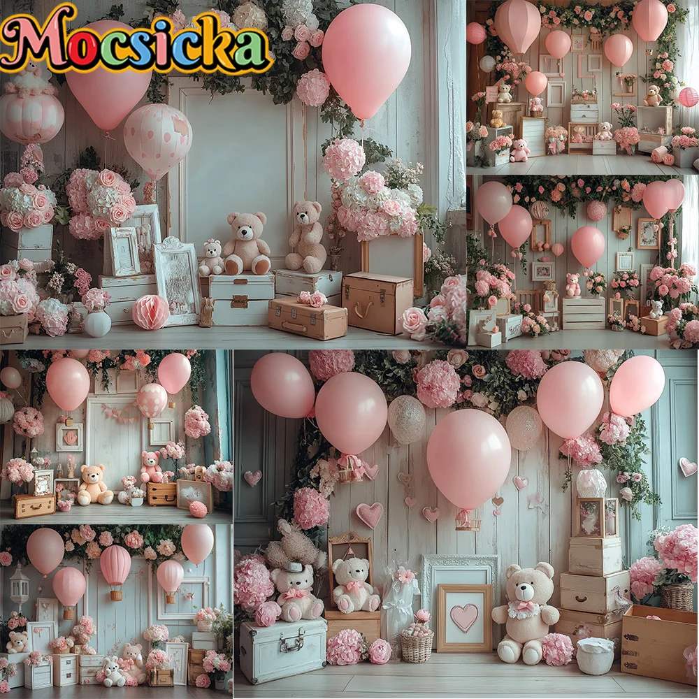 Mocsicka фон для фотосъемки розовый воздушный шар комната плюшевая игрушка медведь украшение фон детский душ новорожденный первый день рождения выпускной
Mocsicka фон для фотосъемки розовый воздушный шар комната плюшевая игрушка медведь украшение фон детский душ новорожденный первый день рождения выпускной