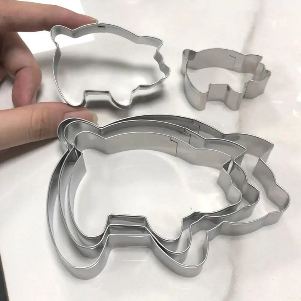 5Pcs Pig Cookie Cutter Set Concha Cutter Mexican Bread Mold for Symmetrical Cookies Baking Tool Stainless Steel Cookie Cutters
5Pcs Pig Cookie Cutter Set Concha Cutter Mexican Bread Mold for Symmetrical Cookies Baking Tool Stainless Steel Cookie Cutters