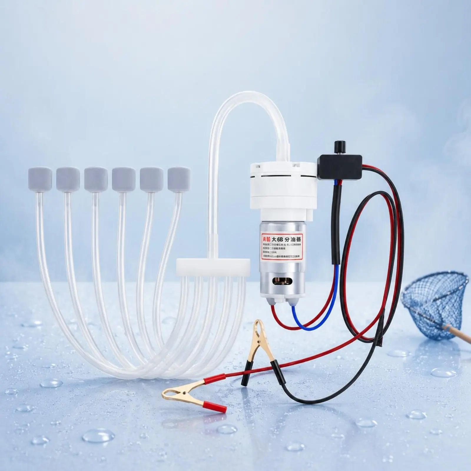 12V Battery Clip Aerator Portable DC Aquarium Air Pump Aquatic Gear for Vehicle Use
12V Battery Clip Aerator Portable DC Aquarium Air Pump Aquatic Gear for Vehicle Use