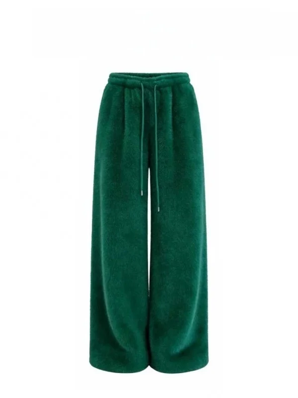 Женские повседневные брюки с высокой талией из утолщенного бархата, широкие штанины, весенняя новинка, ретро-стиль, простые, на флисовой подкладке, струящиеся, длинные брюки
Женские повседневные брюки с высокой талией из утолщенного бархата, широкие штанины, весенняя новинка, ретро-стиль, простые, на флисовой подкладке, струящиеся, длинные брюки