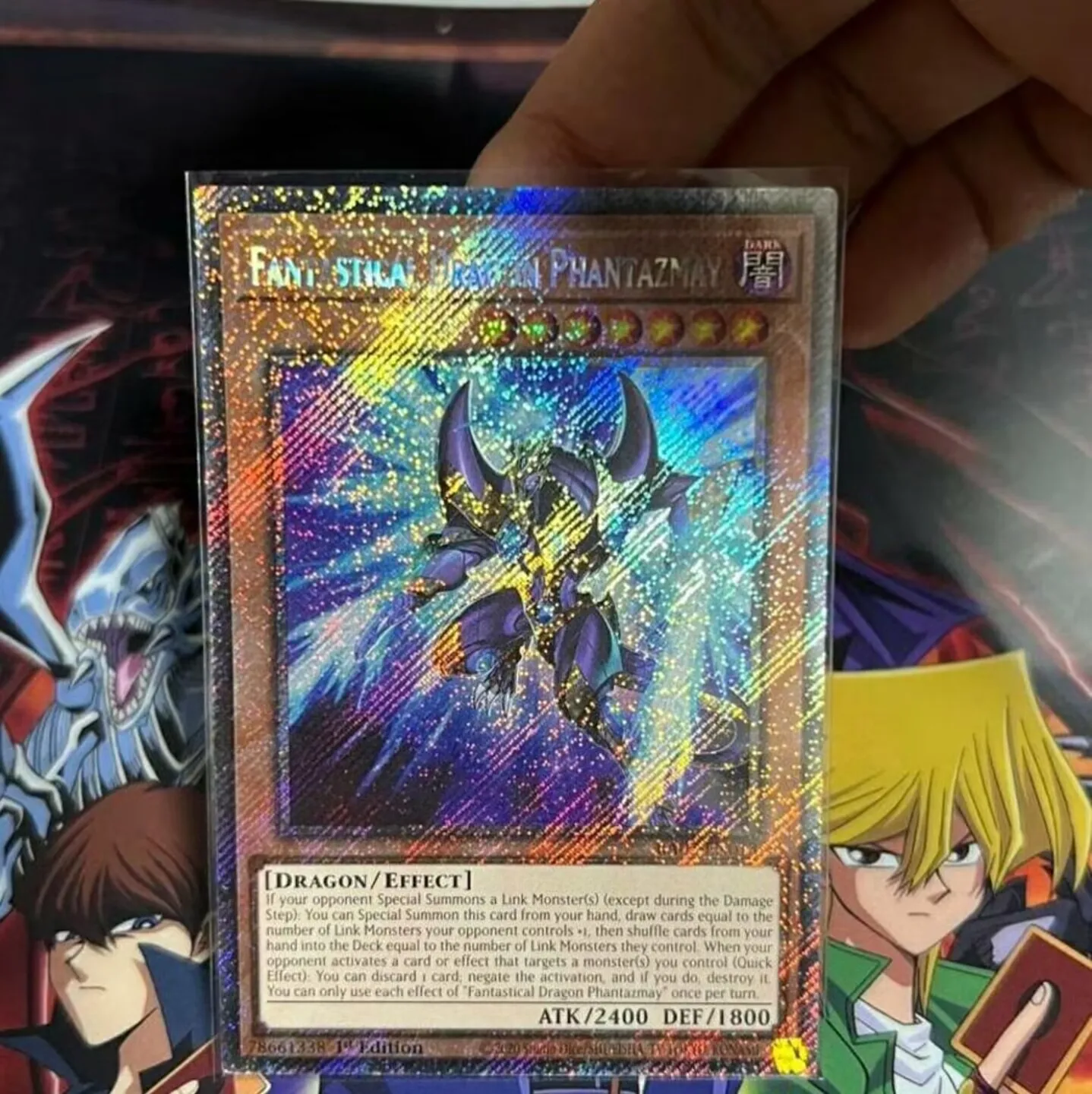 Yugioh KONAMI Duel Monster TCG RA02-EN013 Fantastical Dragon Phantazmay Platinum Secret English 1st Edition Collection Mint Card
Yugioh KONAMI Duel Monster TCG RA02-EN013 Fantastical Dragon Phantazmay Platinum Secret English 1st Edition Collection Mint Card