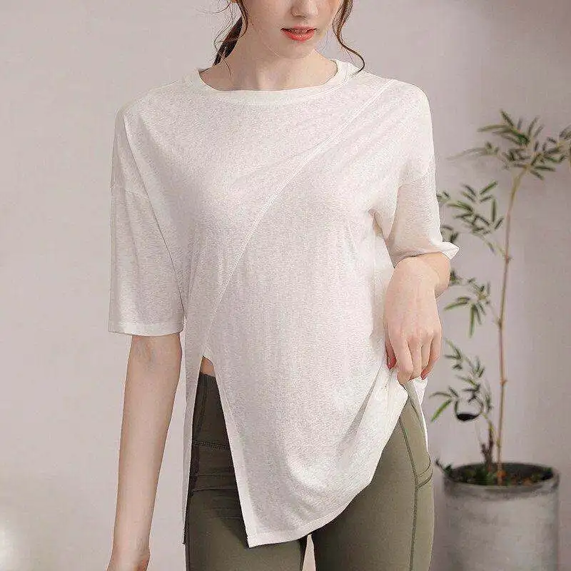 New Tianli Snowflake Sport Top Women Loose Slim Short Sleeve T-Shirt Running Fitness Cover Sexy Yoga Wear Summer Breathable
New Tianli Snowflake Sport Top Women Loose Slim Short Sleeve T-Shirt Running Fitness Cover Sexy Yoga Wear Summer Breathable