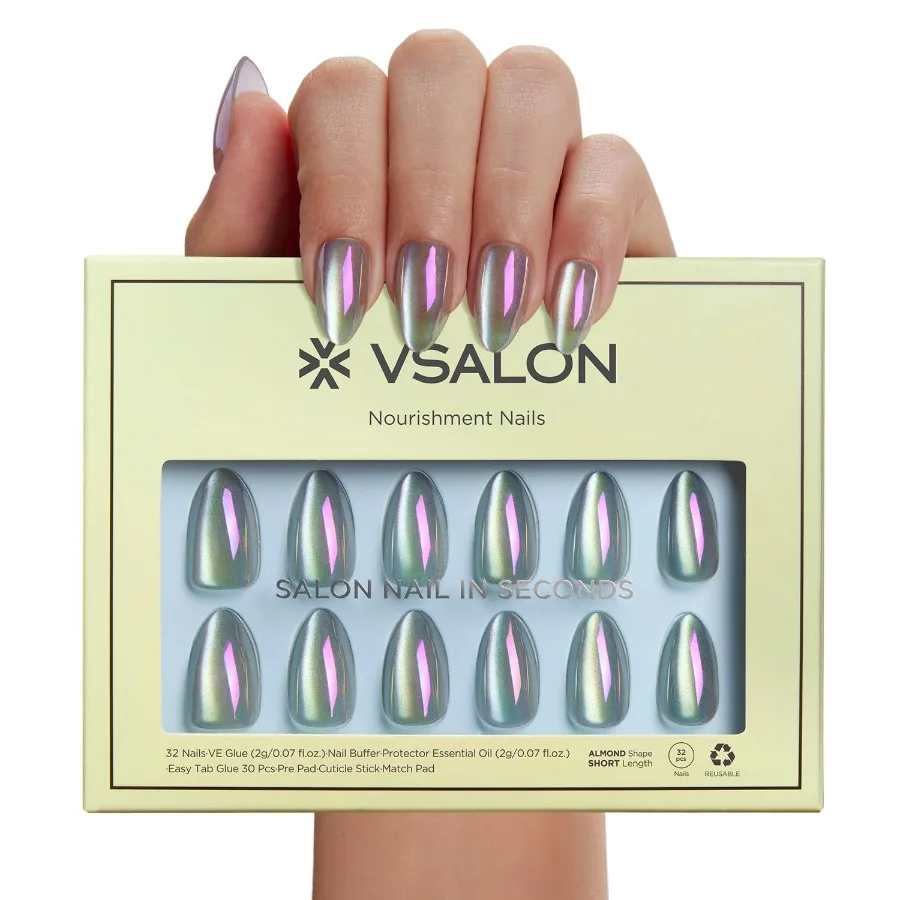 Press on Nails Short Almond Aurora Effect Cat Eye Nails Kit for Women Reusable Transparent Soft Gel Fake Nails with Glue Cuticl
Press on Nails Short Almond Aurora Effect Cat Eye Nails Kit for Women Reusable Transparent Soft Gel Fake Nails with Glue Cuticl