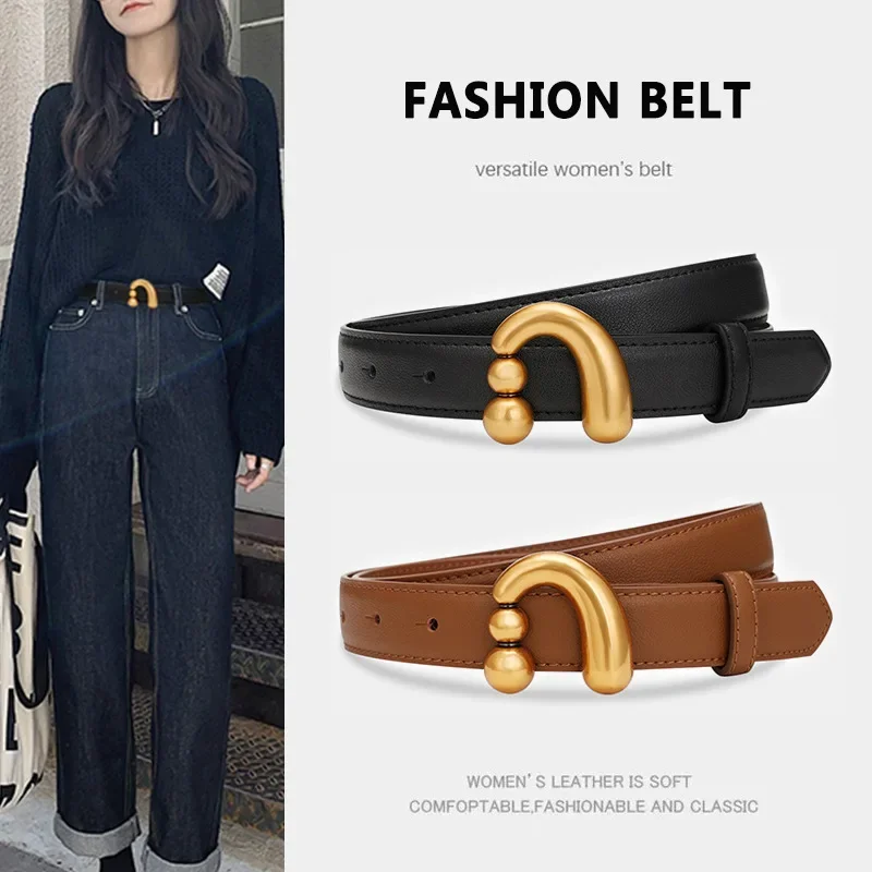 2025 New Women's Belt Versatile Decorative Suit Coat Belt Design Sense Niche Leather Jeans with Fashion
2025 New Women's Belt Versatile Decorative Suit Coat Belt Design Sense Niche Leather Jeans with Fashion
