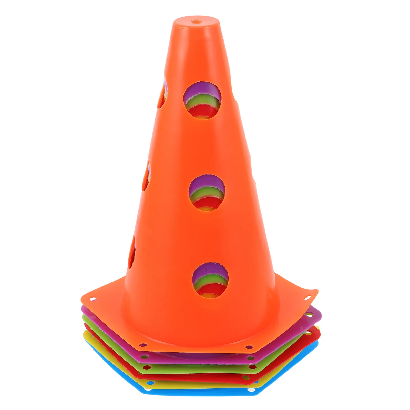 6pcs Football Agility Training Cones 23Cm Plastic Sports Cones With Holes Colorful Practice Markers For Soccer Basketball
6pcs Football Agility Training Cones 23Cm Plastic Sports Cones With Holes Colorful Practice Markers For Soccer Basketball