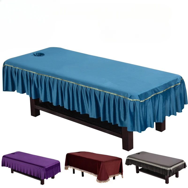 Velvet Beauty Bed Fitted Sheet Beauty Salon Massage Bedding Cover Couch Table Case SPA Treatment Bed Cover with Breath Hole
Velvet Beauty Bed Fitted Sheet Beauty Salon Massage Bedding Cover Couch Table Case SPA Treatment Bed Cover with Breath Hole