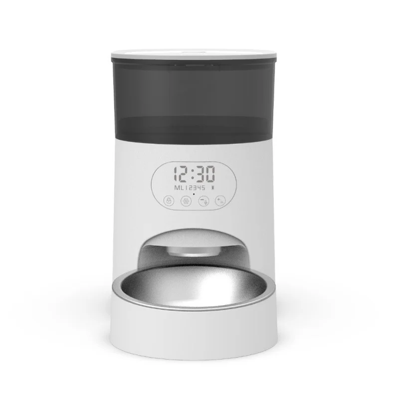 New Trend Automatic Cat and Dog Feeder Dispenser with Charge Power Source Featuring Plastic Bowls Stainless Steel Bottle Shape
New Trend Automatic Cat and Dog Feeder Dispenser with Charge Power Source Featuring Plastic Bowls Stainless Steel Bottle Shape