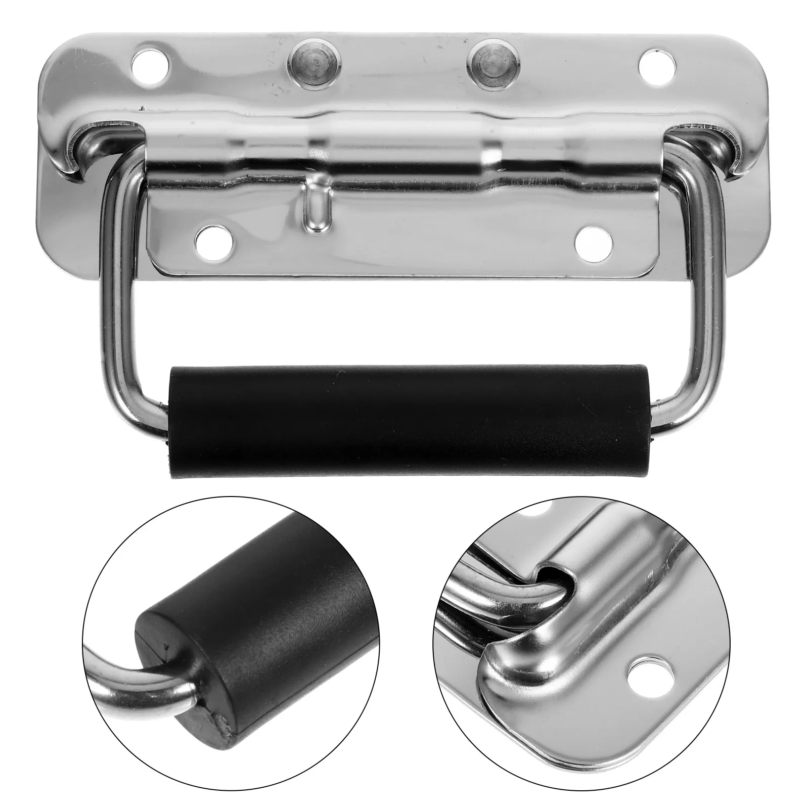Heavy Duty Stainless Steel Folding Toolbox Handle Spring Loaded Comfort Grip Foldable Pull Handle for Garage Door Lift DIY
Heavy Duty Stainless Steel Folding Toolbox Handle Spring Loaded Comfort Grip Foldable Pull Handle for Garage Door Lift DIY