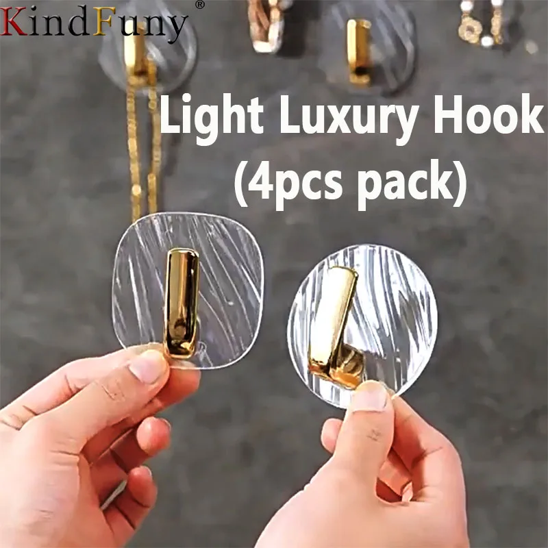 No Punching Holes Light Luxury Hooks With Square Rounded Corners Transparent Water Ripple Adhesive Strong Kitchen Bathroom Wall
No Punching Holes Light Luxury Hooks With Square Rounded Corners Transparent Water Ripple Adhesive Strong Kitchen Bathroom Wall
