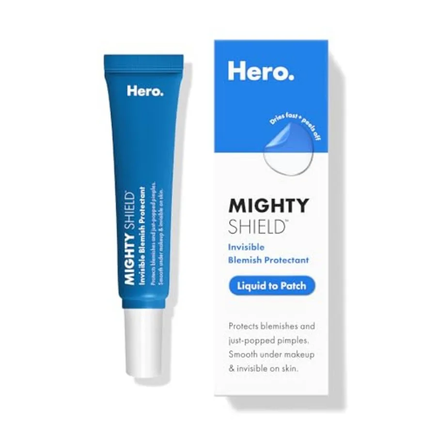 Mighty Shield™ Liquid Patch Invisible Blemish Protectant for Pimples, Zits, and Blemish Wounds. Fast-Drying and Protects Blemis
Mighty Shield™ Liquid Patch Invisible Blemish Protectant for Pimples, Zits, and Blemish Wounds. Fast-Drying and Protects Blemis