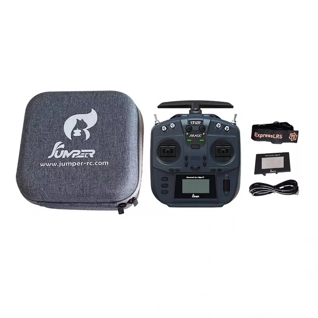 JUMPER T12 MAX 2.4G ELRS Hall Gimbals Transmitter EDGETX Multi-Module ExpressLRS For RC Model/CAR/BOAT/Airplane/Drone
JUMPER T12 MAX 2.4G ELRS Hall Gimbals Transmitter EDGETX Multi-Module ExpressLRS For RC Model/CAR/BOAT/Airplane/Drone