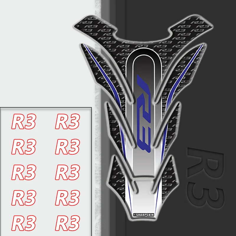 For YAMAHA YZF R3 R25 r3 r25 Motorcycle Fuel Tank Pad Sticker Protector 3D Waterproof Oil Tank Stickers Decals Fishbone Style
For YAMAHA YZF R3 R25 r3 r25 Motorcycle Fuel Tank Pad Sticker Protector 3D Waterproof Oil Tank Stickers Decals Fishbone Style