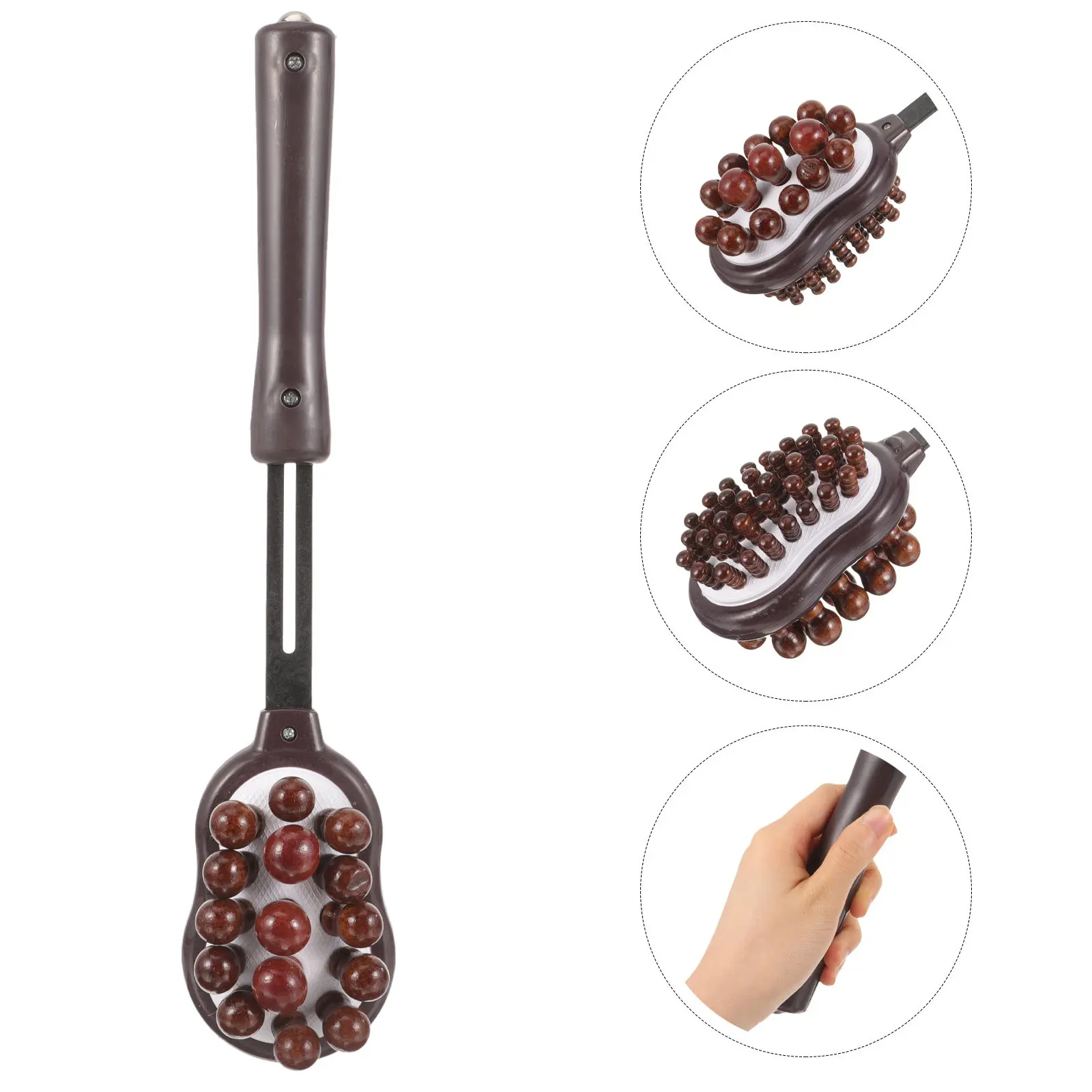 Wooden Beads ABS Massage Hammer Smooth Portable Body Massagers Household Whole Back Shoulder Foot Tools Deep Muscle Blood
Wooden Beads ABS Massage Hammer Smooth Portable Body Massagers Household Whole Back Shoulder Foot Tools Deep Muscle Blood