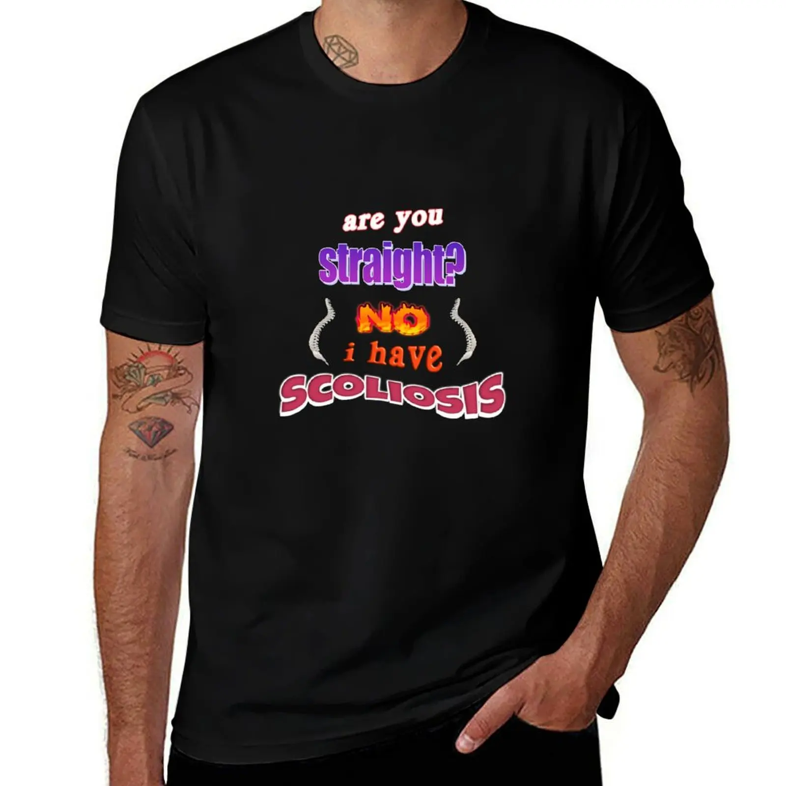 Are you straight No, I have scoliosis pun T-Shirt anime shirt Funny t-shirts mens funny t shirts
Are you straight No, I have scoliosis pun T-Shirt anime shirt Funny t-shirts mens funny t shirts