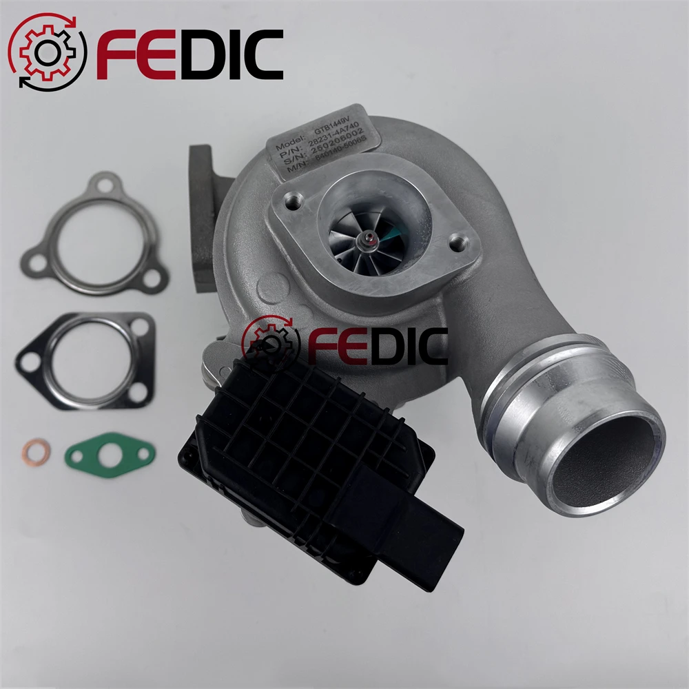 GTE1449VZ 840140 28231-4A740 Turbo charger for Hyundai H-1 Grand Starex 2.5 CRDi MFS Turbocharger
GTE1449VZ 840140 28231-4A740 Turbo charger for Hyundai H-1 Grand Starex 2.5 CRDi MFS Turbocharger