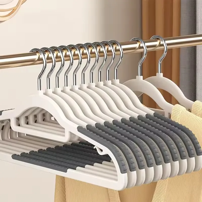 Clothes Hangers Non-slip Non-marking Dry And Wet Dual-use Drying Hangers Hook Space Saving Durable Multifunction Household Rack
Clothes Hangers Non-slip Non-marking Dry And Wet Dual-use Drying Hangers Hook Space Saving Durable Multifunction Household Rack