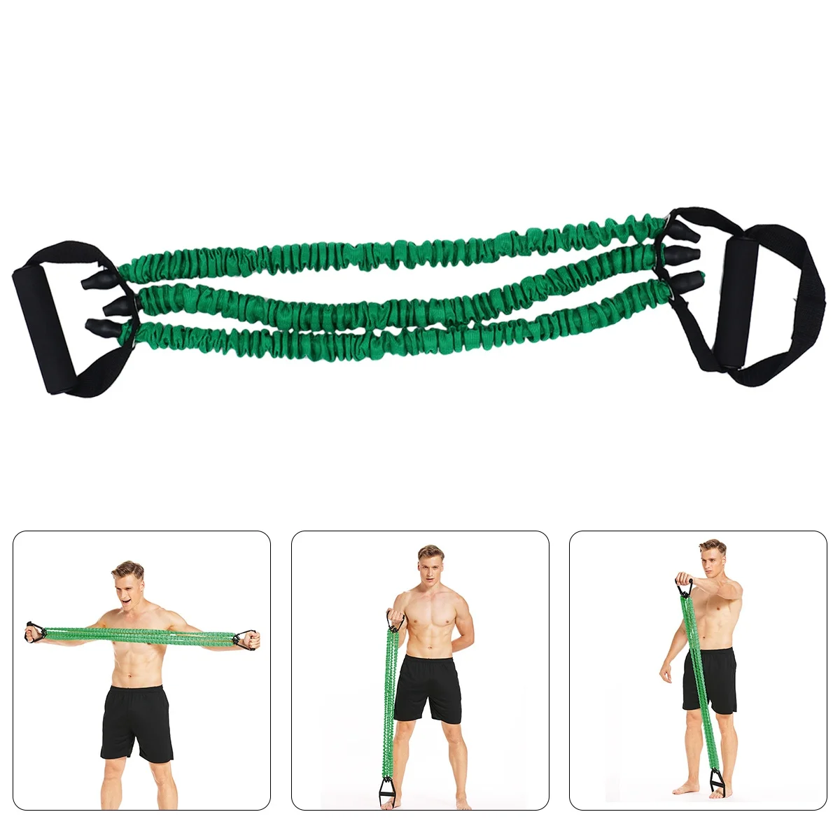 3 Tubes Chest Expander 3X25 Pounds Green Spring Exerciser Portable Arm Pulling Resistant Band For Home Office Workout Dual
3 Tubes Chest Expander 3X25 Pounds Green Spring Exerciser Portable Arm Pulling Resistant Band For Home Office Workout Dual