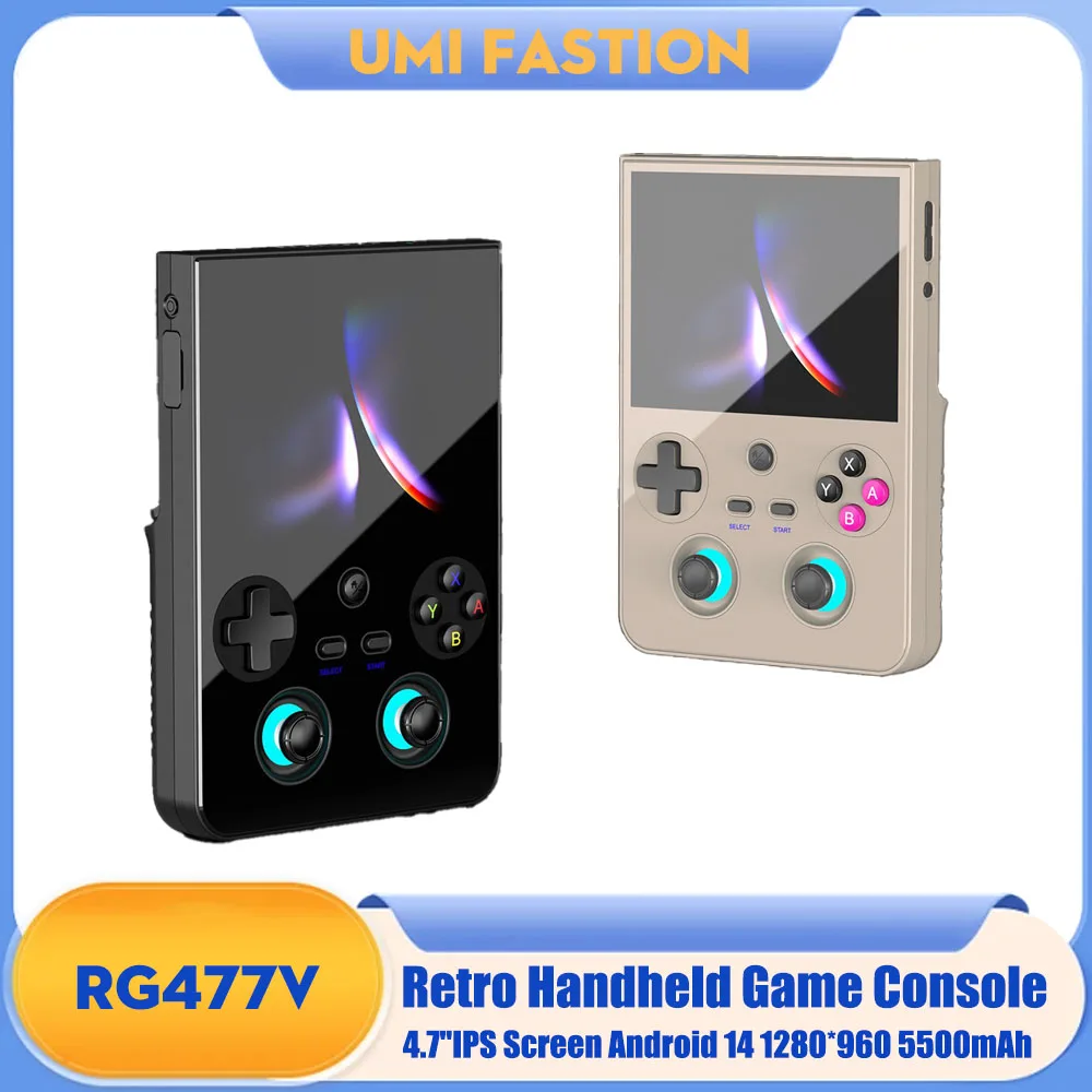 RG477V Retro Handheld Game Console 4.7-inch LTPS 64 Bit Game Player Dimensity 8300 Online Multiplayer Streaming RG 477V
RG477V Retro Handheld Game Console 4.7-inch LTPS 64 Bit Game Player Dimensity 8300 Online Multiplayer Streaming RG 477V