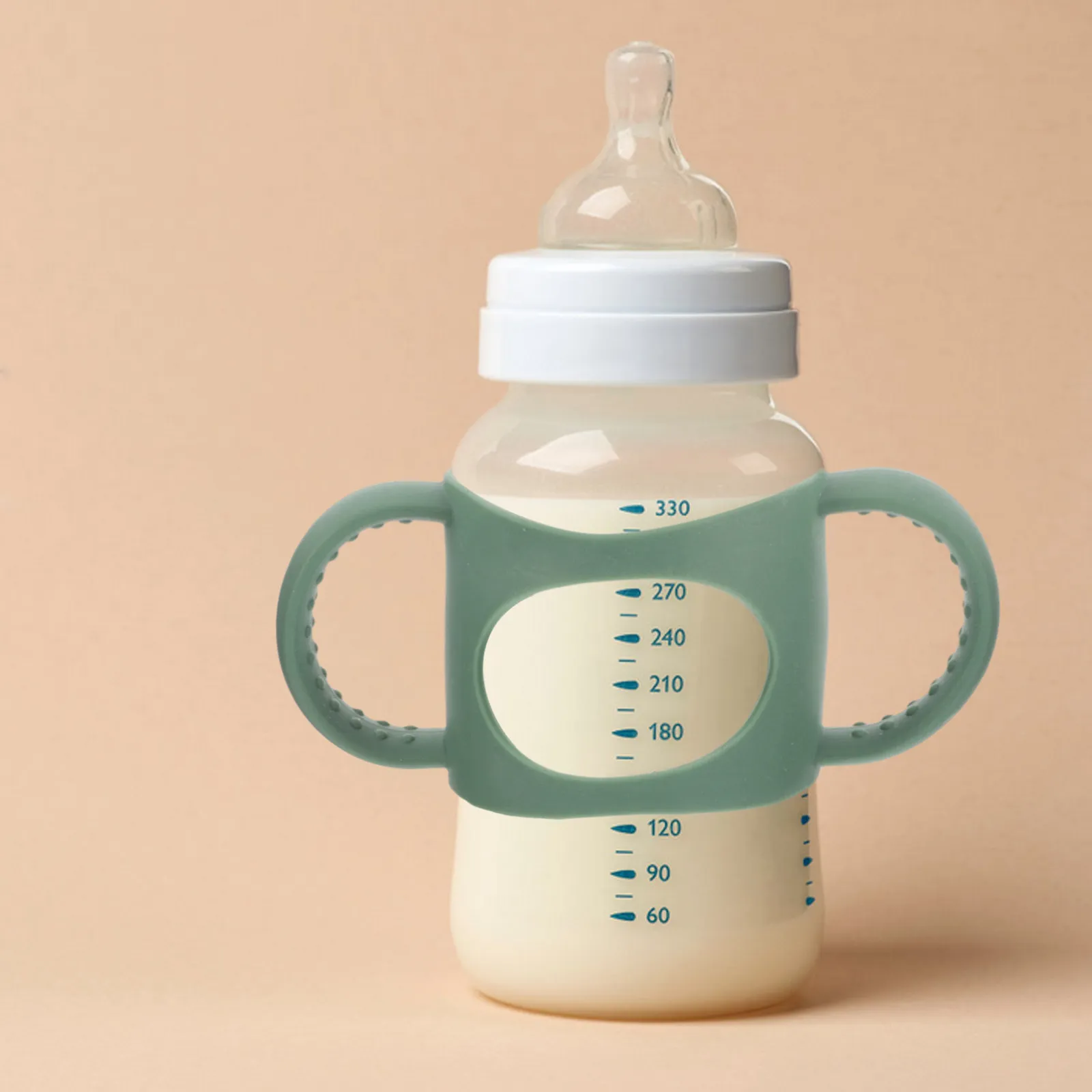 Infants Toddlers Bottle Handle Silicone Nursing Bottle Grip Comfortable Anti-Fall Protective Detachable Sleeve Cover
Infants Toddlers Bottle Handle Silicone Nursing Bottle Grip Comfortable Anti-Fall Protective Detachable Sleeve Cover