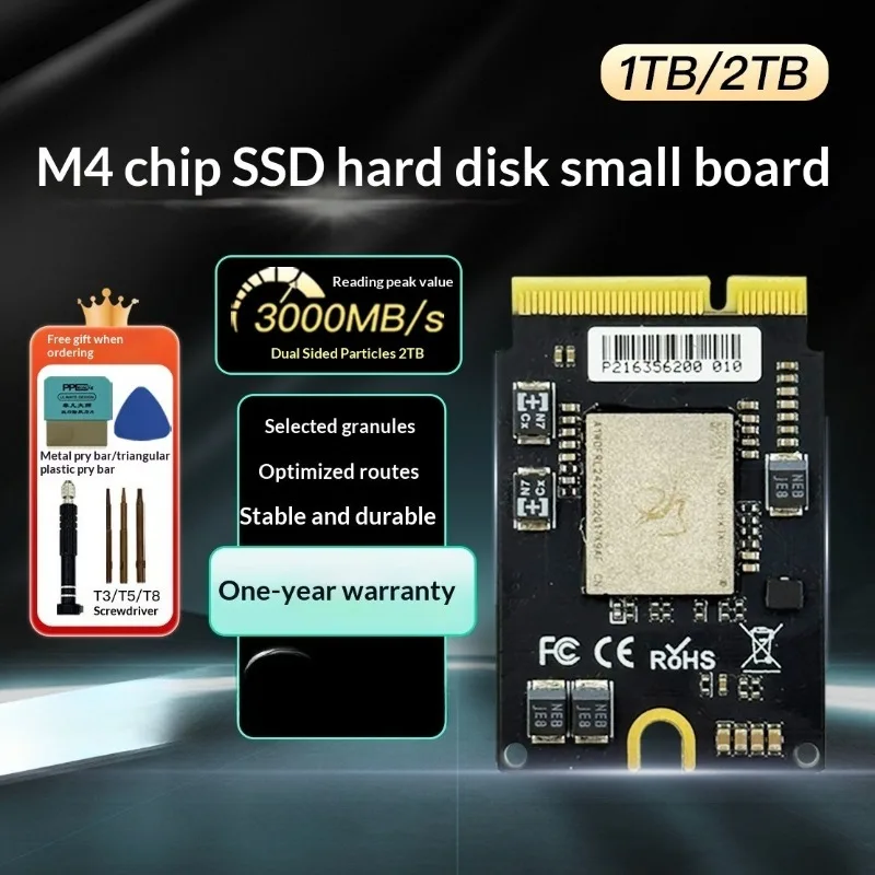 10-слойный полнофлэш-память M4-SSD поддерживает расширение модели Macmini M4, жесткий диск 1 ТБ, 2 ТБ M4PRO
10-слойный полнофлэш-память M4-SSD поддерживает расширение модели Macmini M4, жесткий диск 1 ТБ, 2 ТБ M4PRO
