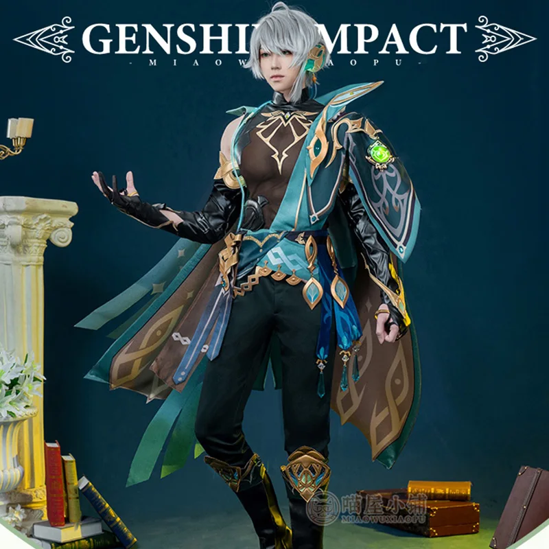 COSLEE Genshin Impact Al haiтэм костюм для косплея, игровой костюм, Униформа, мантия, рукав, Хэллоуин, для вечеринки, мужской костюм
COSLEE Genshin Impact Al haiтэм костюм для косплея, игровой костюм, Униформа, мантия, рукав, Хэллоуин, для вечеринки, мужской костюм