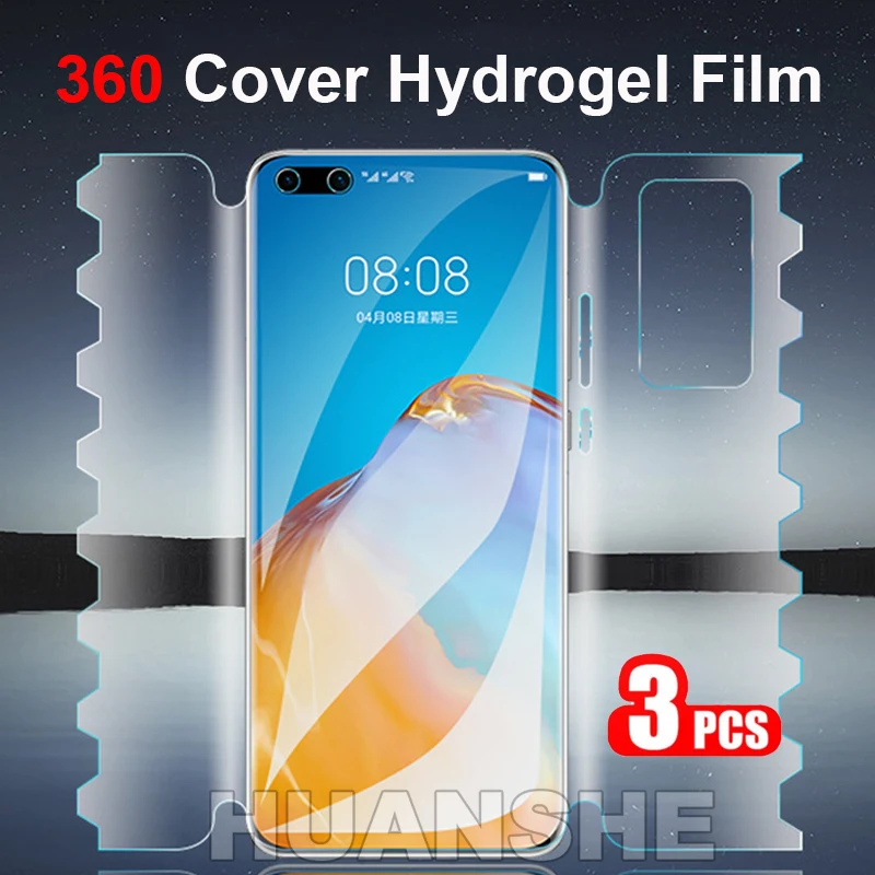 360 Hydrogel Film (Soft Screen Protector) for Huawei P40/P30/P50/P60 Pro Lite, Nova 10/9/8SE, Mate 20 Pro - Front Back Film
360 Hydrogel Film (Soft Screen Protector) for Huawei P40/P30/P50/P60 Pro Lite, Nova 10/9/8SE, Mate 20 Pro - Front Back Film